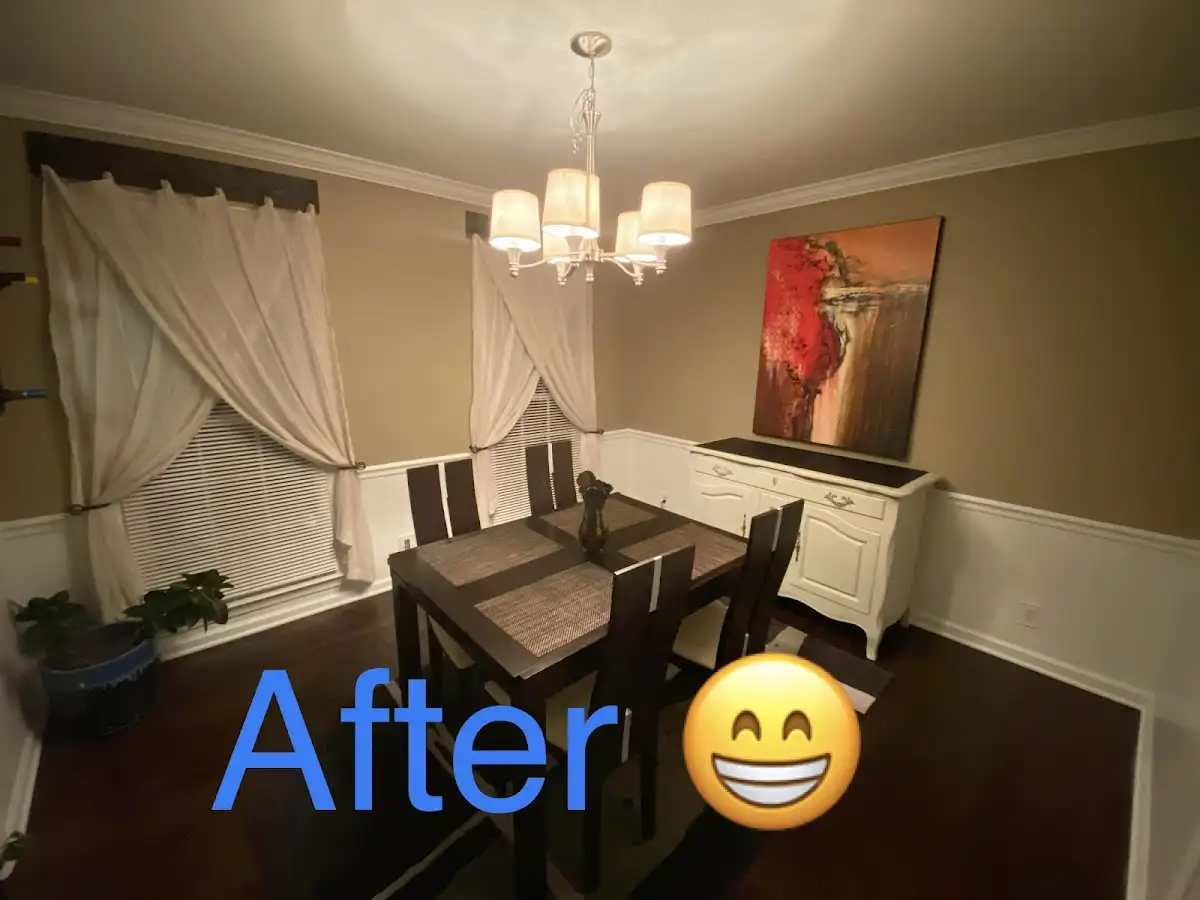 Professional dining room restoration after water damage in Tiverton